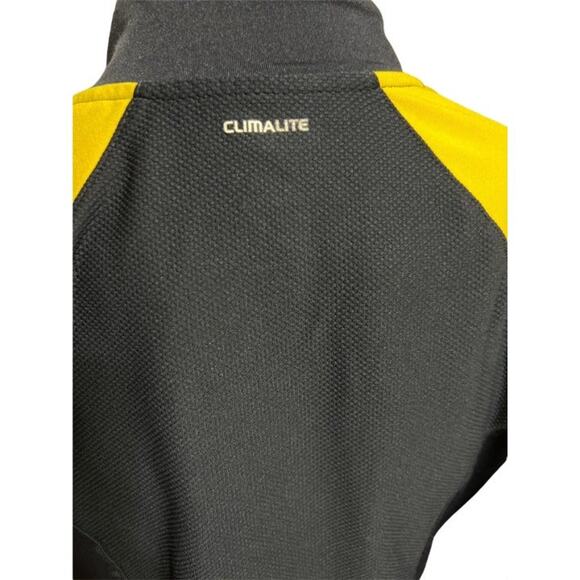 Adidas Climate Full Zippered Navy and Yellow Warm Up Jacket Size Small - Picture 4 of 5